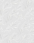 Light Gray Floral Whimsical Branches Rug