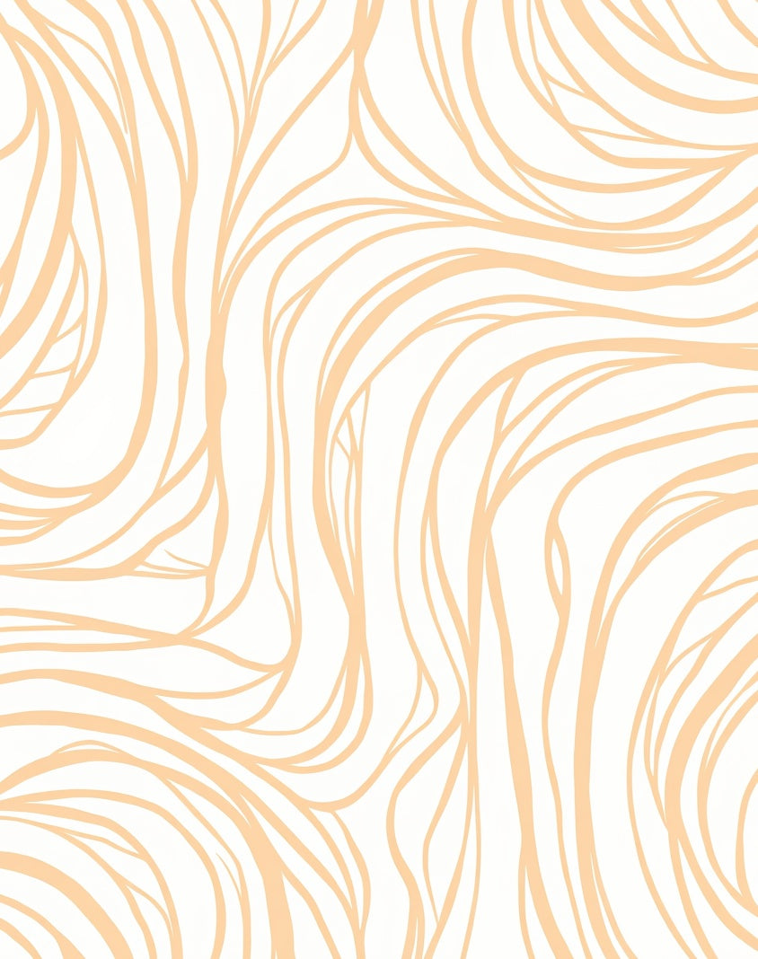 Abstract Organic Flowing Lines Rug
