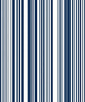 Classic Vertical Striped Navy Rug