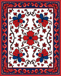 Floral Vine Pattern Rug