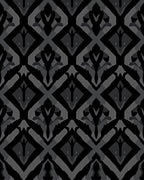 Dark Gothic Diamond Pattern Rug
