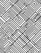 Bold Black White Abstract Geometric Rug