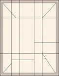 Abstract Geometric Line Art Rug