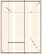 Abstract Geometric Line Art Rug