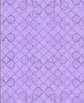 Lilac Floral Lattice Print Design Rug