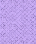 Lilac Floral Lattice Print Design Rug