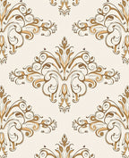 Regal Ornate Floral Pattern Rug