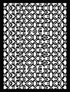 Intricate Geometric Abstract Pattern Rug