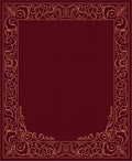 Ornate Floral Vine Border Design Rug