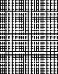 Bold Black and White Geometric Design Rug