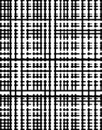 Bold Black and White Geometric Design Rug
