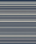 Minimalist Blue Cream Stripe Design Rug
