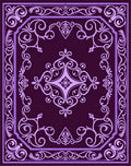 Victorian Style Paisley Scrollwork Design Rug