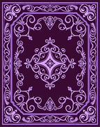 Victorian Style Paisley Scrollwork Design Rug