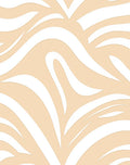 Abstract Swirls Curves Pattern Rug