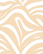 Abstract Swirls Curves Pattern Rug