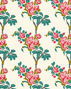 Charming Floral Tree Branch Pattern Rug