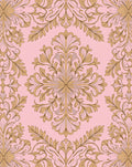 Antique Floral Scrollwork Design Rug