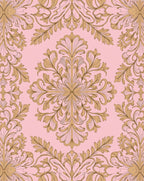 Antique Floral Scrollwork Design Rug