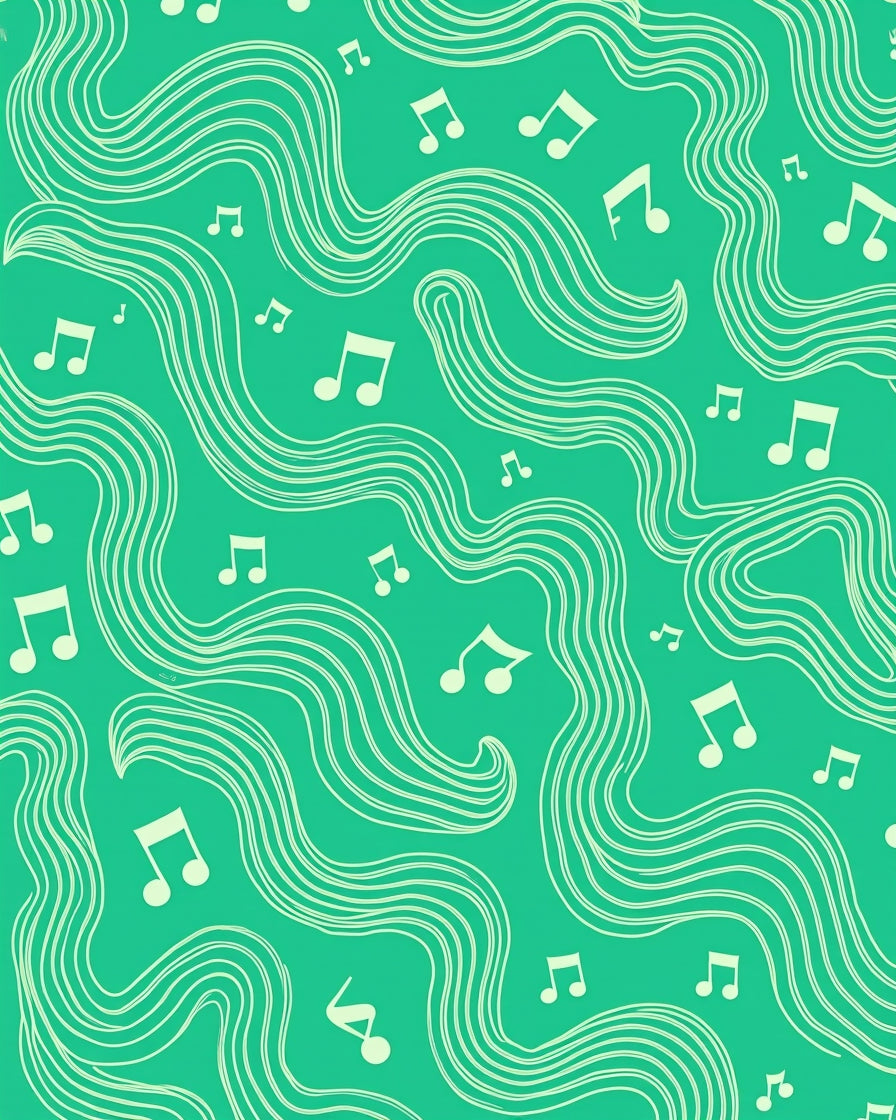 Melody Waves Pattern Design Rug