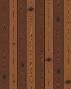 Warm Rustic Wood Grain Pattern Rug