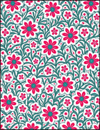 Vibrant Floral Patterned Delight Rug