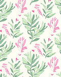 Whimsical Botanical Floral Pattern Rug