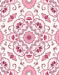 Pink Floral Inspired Pattern Design Rug