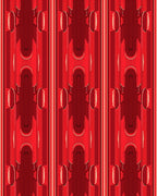 Bold Red Vertical Stripe Pattern Rug