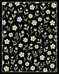 Whimsical Floral Pattern Rug