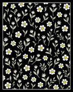 Whimsical Floral Pattern Rug