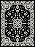 Classic Floral Border and Medallion Rug