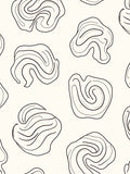 Abstract Swirl Contour Pattern Rug