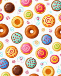 Sweet Donut Pattern Rug