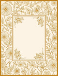 Antique Floral Vine Pattern Rug