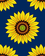 Vibrant Sunflower Pattern Rug