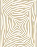 Abstract Swirl Line Pattern Rug