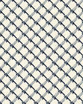 Hand Drawn Diamond Net Pattern Rug