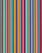 Vibrant Multi-Stripe Vertical Pattern Rug