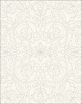 Ornate Swirls Floral Pattern Rug