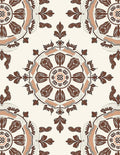 Chic Floral Medallion Pattern Rug