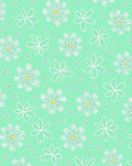 Retro Daisy Floral Pattern Rug