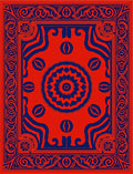 Bold Floral Mandala Patterned Rug