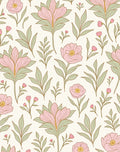 Pastel Floral Nouveau Pattern Rug
