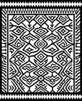 Bold Geometric Tribal Abstract Art Rug