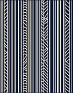 Modern Vertical Stripe Pattern Rug