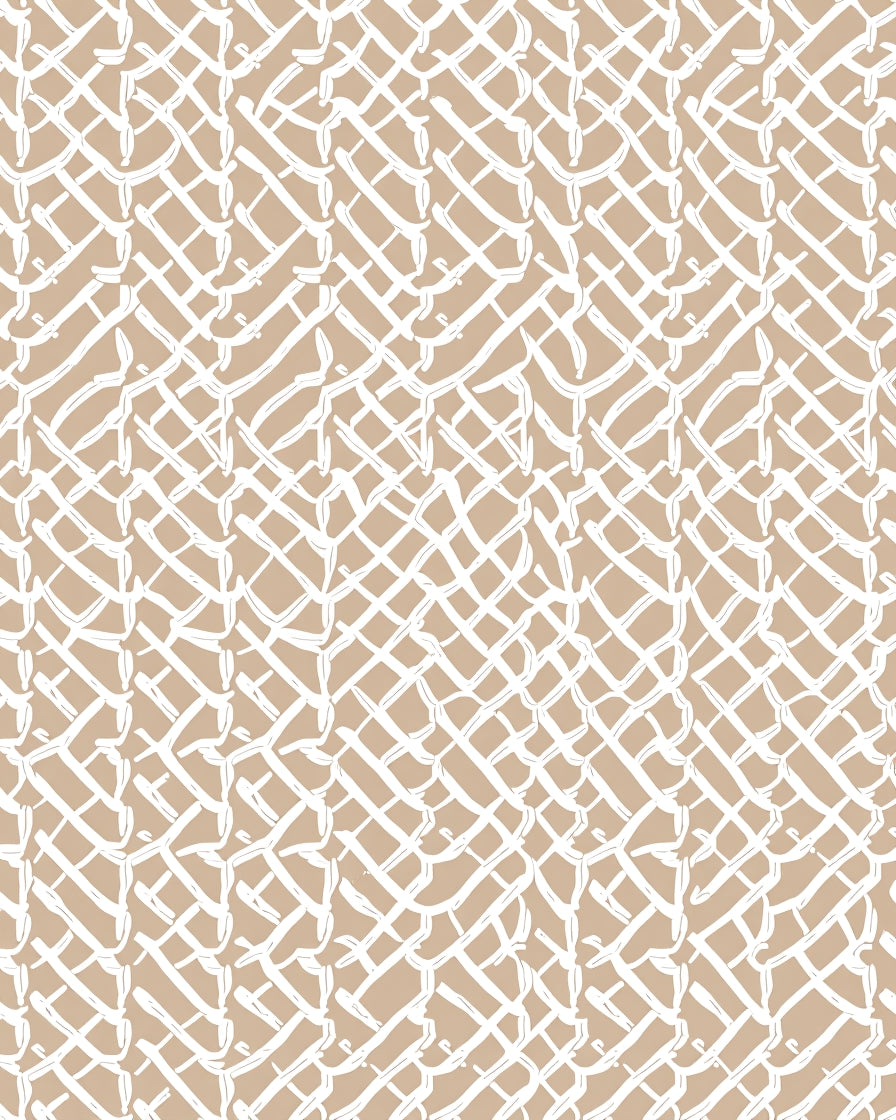 Brushstroke Netting Pattern Design Rug
