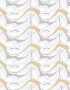 Abstract Organic Wave Pattern Rug