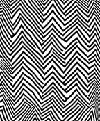 Abstract Black White Zigzag Pattern Rug