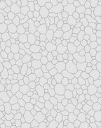 Artistic Organic Cell Pattern Rug